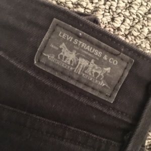 Levi black jeans